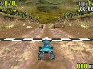 The third level is slightly less green than the previous.