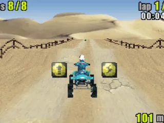 These pick-ups are strewn about the track.