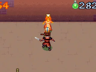 Uh oh, only 64 health left