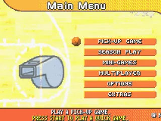 Main menu