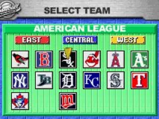 All the American League Teams are here...