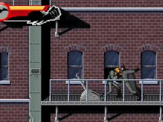 Beat enemy, use lever