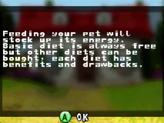 Info about feeding your pet.