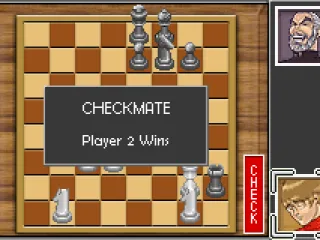 White king has been checkmated. Black wins.