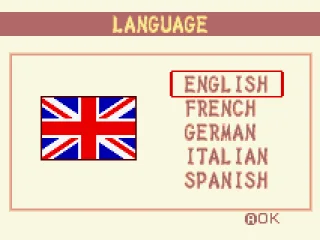 Language selection