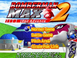 Title screen and main menu