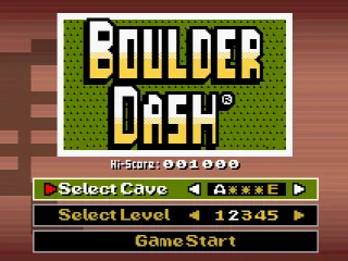 Classic game - Title screen