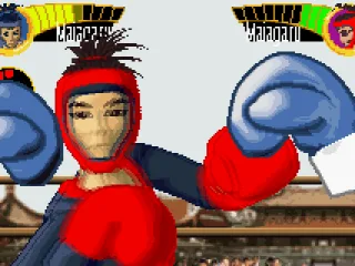 Boxing Fever uses blur effects when you take a hit.