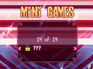 Mini Games menu