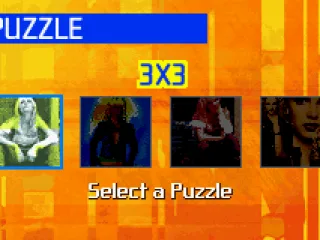Selecting a puzzle in the Puzzle mode.