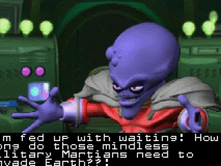 Emperor Bog shown on the introduction screens