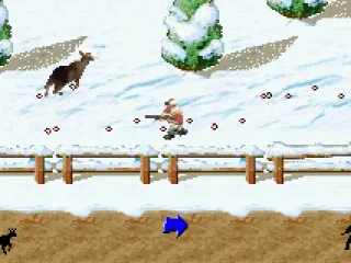 Darn, missed him! I shall give chase!