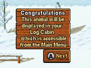 Excellent, we'll make up some nice moose steaks.