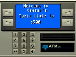 Go to the cashier to update the table limits.