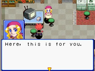 Getting a birthday present.