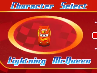 Selecting a character for the race