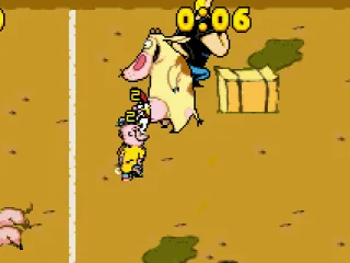 Greesed Porkbutts minigame. The AI players don't put up much of a fight in this one, making it just boring.