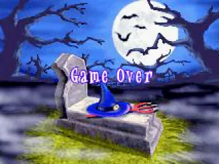 I lost my last life. Game over.