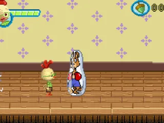 Use yoyo to hit a sandbag.