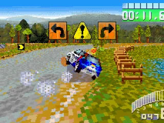 Driving on two wheels