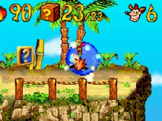 Now, Crash enters into the portal: Island Intro level clear!