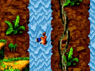 Another part of the Jungle Jam level - trying to make it across the gap