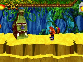 Moving totem with killer tongue