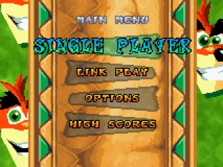 Browsing in the main menu.