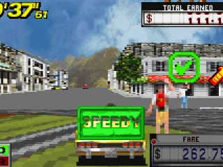 Depending of the spent time to drop off a passenger, you'll receive a little rating.