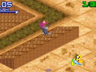 A long jump with a character I made.