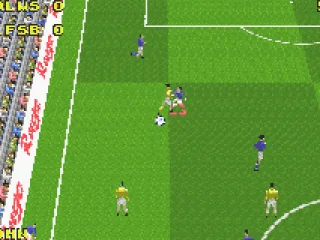 Fighting for the ball.