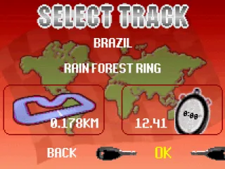 When choosing your track, you can choose the location as well as the track