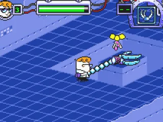 Dee Dee's clones must be grabbed with Dexter's robotic hand.