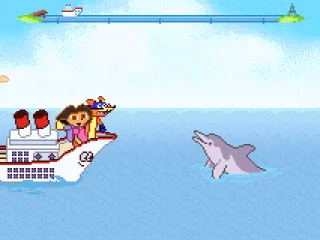 Autoscroller with things to avoid (cannot fail, the game waits for you to dodge)