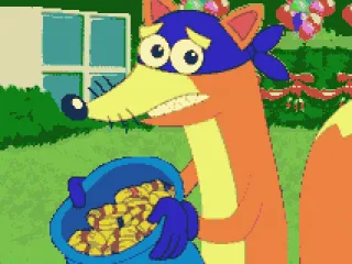 Swiper came to swipe but feels bad...