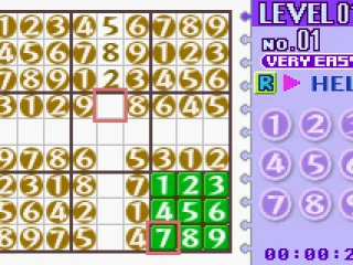 Easier levels mean more numbers already filled in