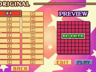 Original Mode: Choose a grid to start