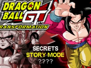 Title screen / Main menu.