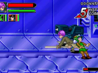Trunks destroys a turret