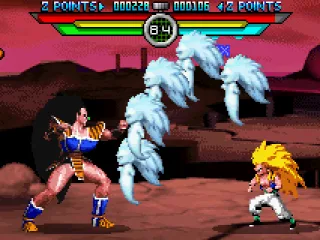 Gotenks using Super Ghost Kamikaze