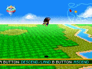 Flying around the world map.