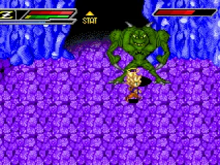 Goku fighting Yakon.