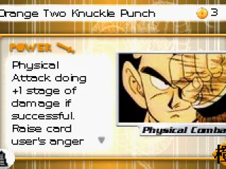 Orange Two Knuckle Punch card