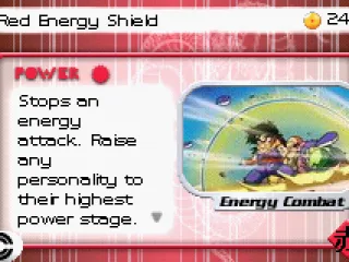 Red Energy Shield card