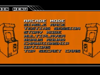 Main Menu (Arcade Mode background)