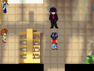 At the Duel Masters (tm) store