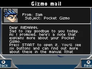 Message with tutorial instructions from our brother.