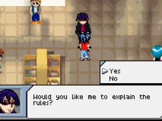 We can have an introductory game with instructions and hints.