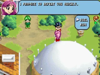 Challenging a duelist