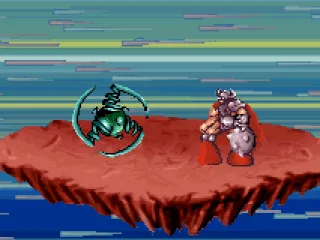 If creatures attack each other, their attacks are animated on a separate screen